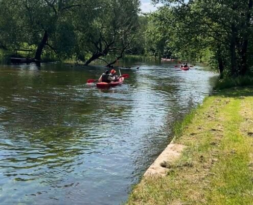 plaukimas baidaremis zeimena