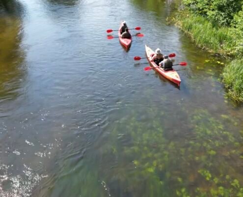 tramus plaukimas baidaremis zeimena